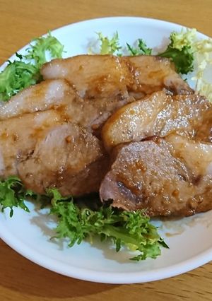 フライパンで簡単！豚肩ブロックの味噌煮☆-レシピのメイン写真