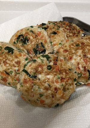 鶏肉 ミンチ♡ふっくらつみれバーグ♡-レシピのメイン写真