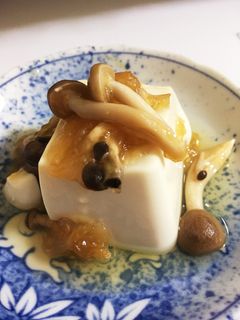 豆腐のきのこあんかけ-レシピのメイン写真