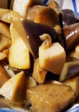 里芋とナスの煮物-レシピのメイン写真