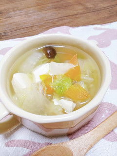 具だくさんな食べるチキンスープ-レシピのメイン写真