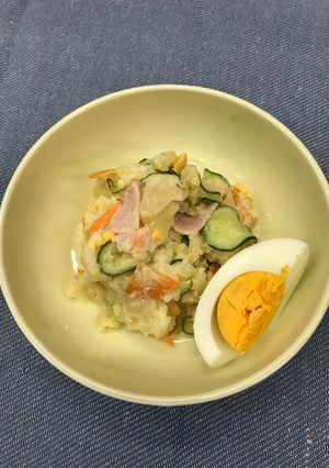 お漬物で味付け!ポテトサラダ-レシピのメイン写真