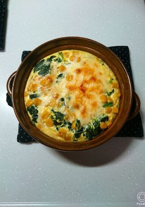 簡単!ほうれん草のキッシュ風-レシピのメイン写真