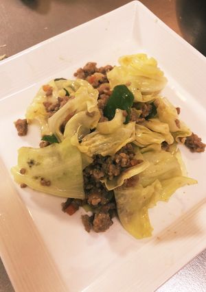 人参嫌いな私のための☆肉味噌キャベツ-レシピのメイン写真
