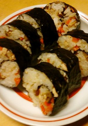 混ぜ寿司の太巻き　恵方巻きにも-レシピのメイン写真