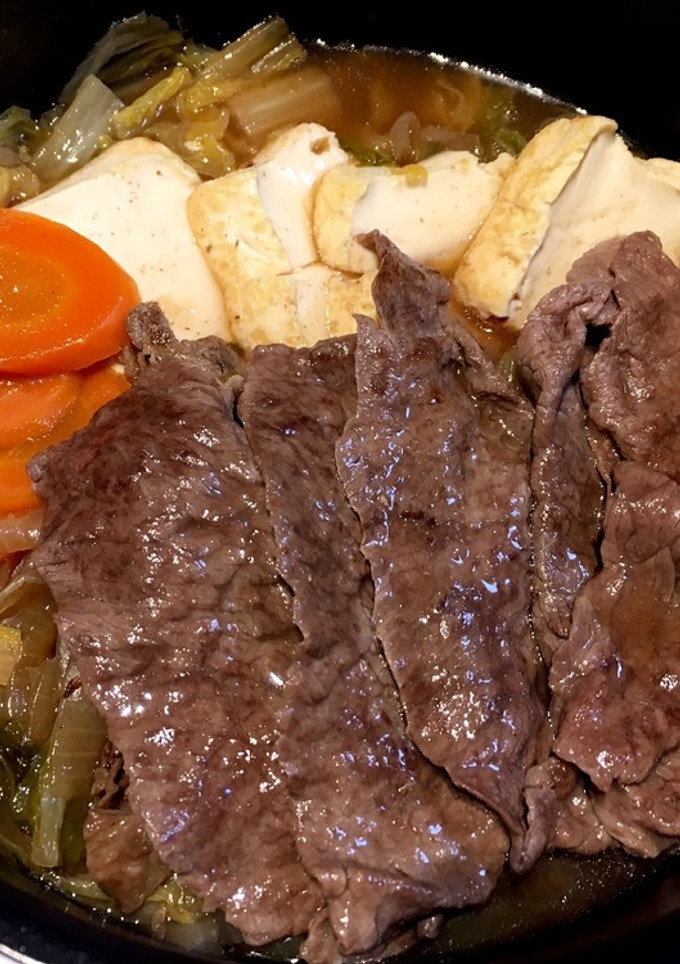 割り下から手作り＊すき焼き＊簡単！節約！-レシピのメイン写真