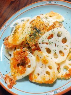 レンコンチーズ焼き-レシピのメイン写真