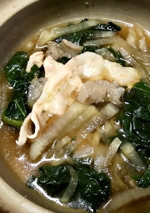 大根主役の大根葉スープ、食べるお汁です☆-レシピのメイン写真
