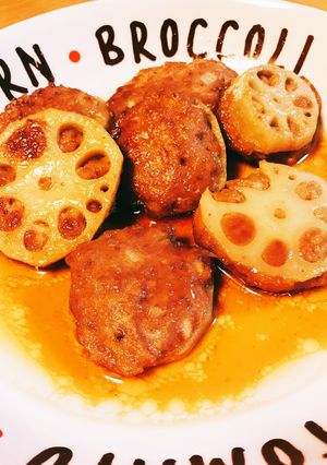 レンコンシャキシャキ肉挟み-レシピのメイン写真