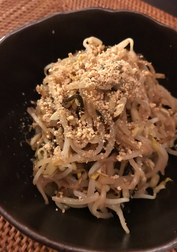 茹でて和えるだけ♫もやしのごま醤油和え-レシピのメイン写真