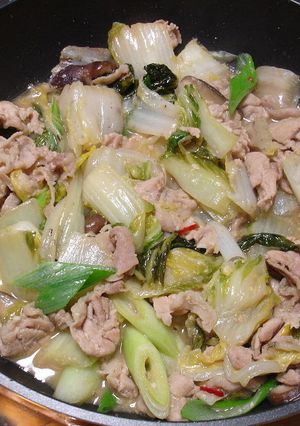 豚肉と白菜の炒め煮＿味噌あじ版-レシピのメイン写真