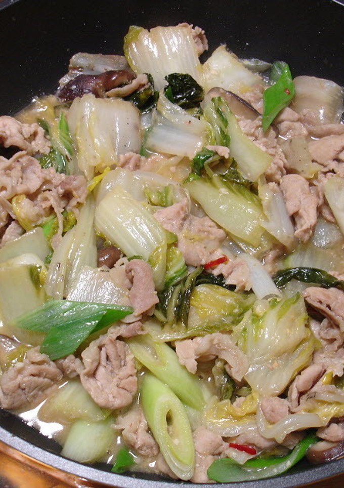 豚肉と白菜の炒め煮＿味噌あじ版-レシピのメイン写真