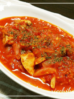 たっぷりトマトと鶏肉の煮込み-レシピのメイン写真