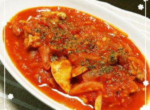 たっぷりトマトと鶏肉の煮込み-レシピのメイン写真