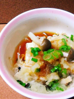 きのこのみぞれ蒸し豆腐-レシピのメイン写真