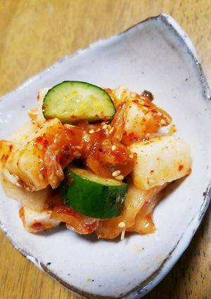 混ぜるだけ簡単☆長芋と胡瓜のキムチ和え♪-レシピのメイン写真