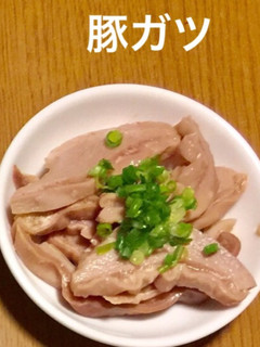 【 豚ガツの大蒜和え 】コリコリで旨い-レシピのメイン写真
