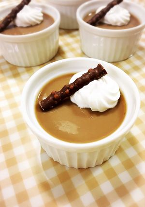 簡単！レンジでチンしてカフェオレぷりん☆-レシピのメイン写真