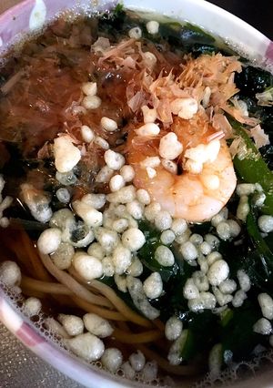 生わかめ蕎麦(^^)-レシピのメイン写真