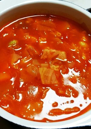 たっぷり野菜♪我が家のミネストローネ-レシピのメイン写真