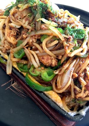 ☆ピーマンひき肉鉄板焼きそば☆-レシピのメイン写真