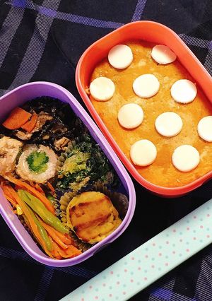 スライスチーズでみずたまオムライス弁当-レシピのメイン写真