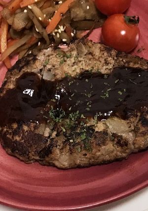 ふわふわハンバーグ-レシピのメイン写真