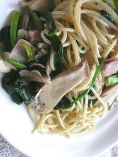 ♪ほうれん草ときのこのスパゲッティー♬-レシピのメイン写真