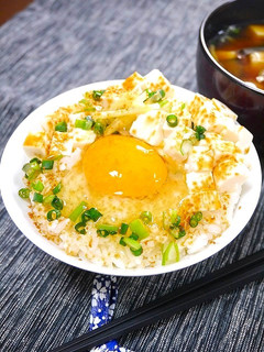 簡単!TKG☆ほんだし豆腐丼-レシピのメイン写真