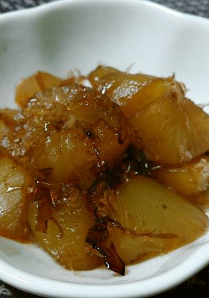簡単！ヤーコンの土佐煮-レシピのメイン写真
