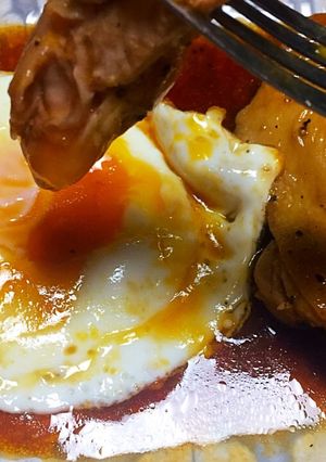 半熟目玉 チキンステーキ-レシピのメイン写真