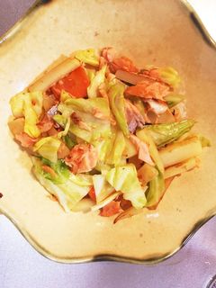 じゃがいもとキャベツの鮭炒め-レシピのメイン写真