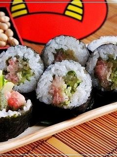我が家の恵方巻④人気のとろたく巻いてみた-レシピのメイン写真