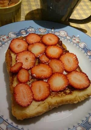 *苺のフレンチトースト*-レシピのメイン写真