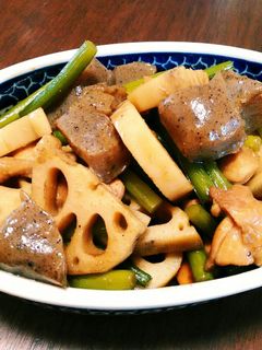 鶏肉と蓮根のオイスターソース煮-レシピのメイン写真