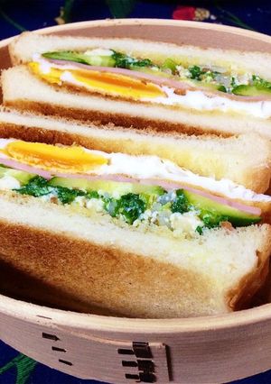 大根葉白和えホットサンド-レシピのメイン写真
