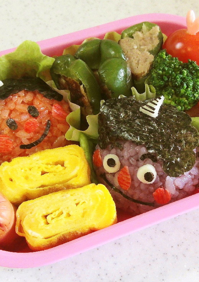 幼稚園　お弁当　節分（鬼おにぎり）-レシピのメイン写真
