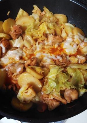 家にある材料で☆チーズタッカルビ-レシピのメイン写真