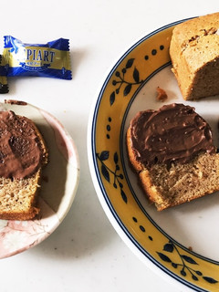 バレンタイン!パウンドケーキにチョコがけ-レシピのメイン写真