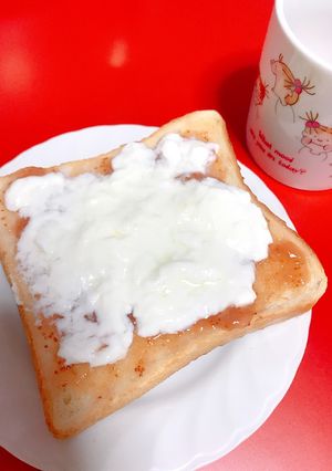 クリームチーズ風味トースト-レシピのメイン写真