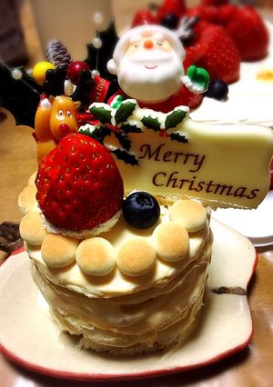 簡単!!BABY大喜び♡Xmasケーキ♡-レシピのメイン写真