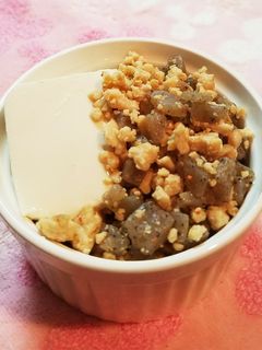 ひき肉と蒟蒻のピリ辛そぼろ♪-レシピのメイン写真