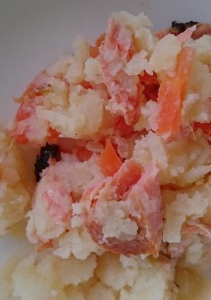 焼き鮭とネギの簡単ポテトサラダ-レシピのメイン写真