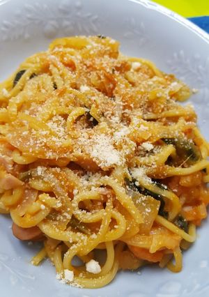 【簡単】ちゃんぽん麺でナポリタン-レシピのメイン写真