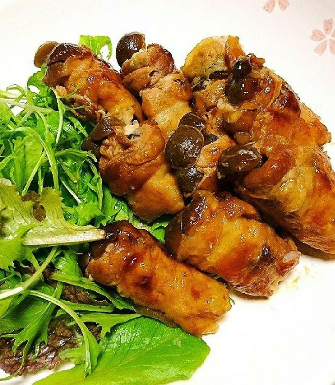 しめじのクルクル肉巻き-レシピのメイン写真