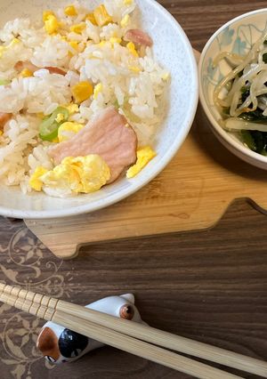 厚切りベーコンとたまごのカンタンピラフ-レシピのメイン写真