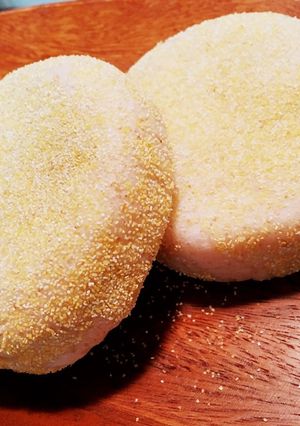 ★全粒粉の手ごねイングリッシュマフィン★-レシピのメイン写真
