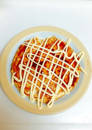 粉無しでヘルシー！お好み焼き風-レシピのメイン写真