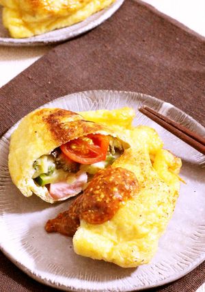 油あげの夏野菜きんちゃく-レシピのメイン写真