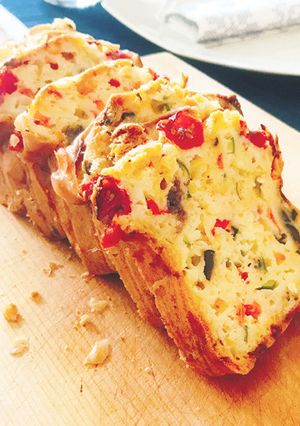 豆乳入りでしっとり！夏野菜ケークサレ-レシピのメイン写真